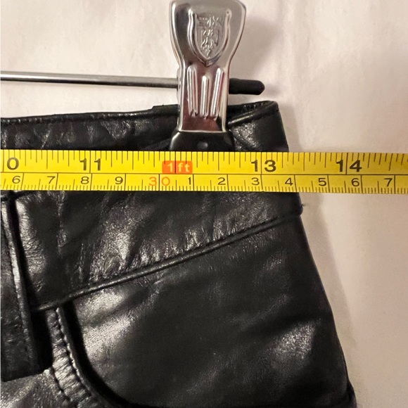 Vintage 00s real leather bootcut Gap pants - Picture 4 of 5